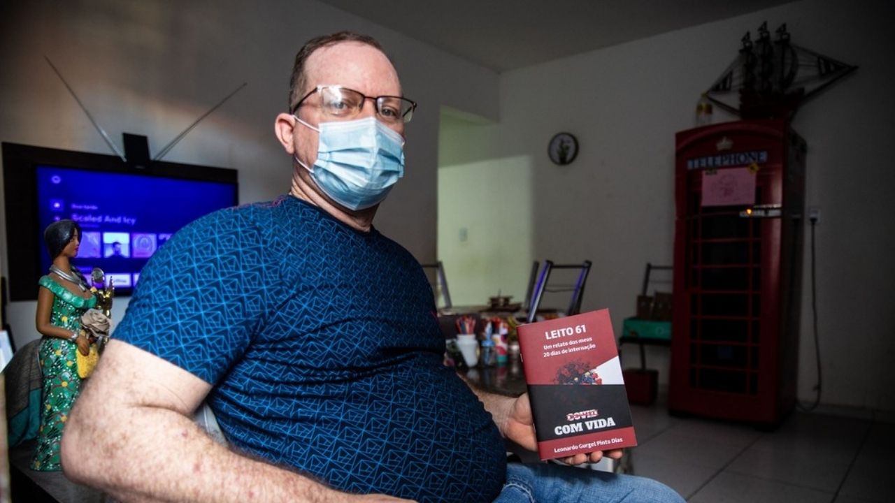 ‘Leito 61’: educador físico escreve livro sobre o período em que ficou internado com Covid-19