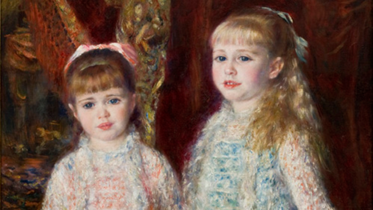 Perseguição nazista e monotonia: quem são as meninas na tela ‘Rosa e Azul’
