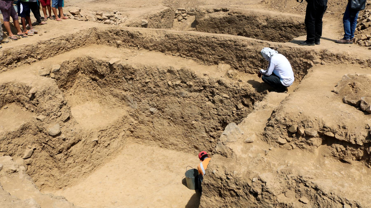 No peru, arqueólogos encontram Templo de 3.000 anos