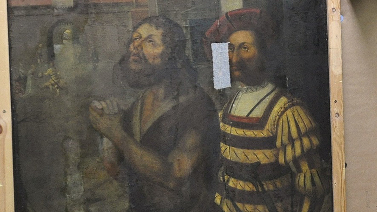 Pesquisadores encontram pintura de Jesus Cristo escondida sob outra obra de arte