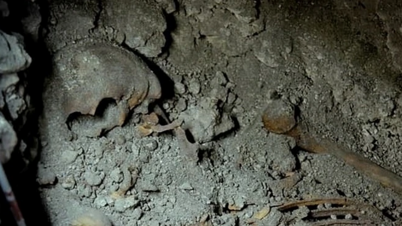 Arqueólogos encontram esqueleto de possível rainha maia e restos de uma criança sacrificada