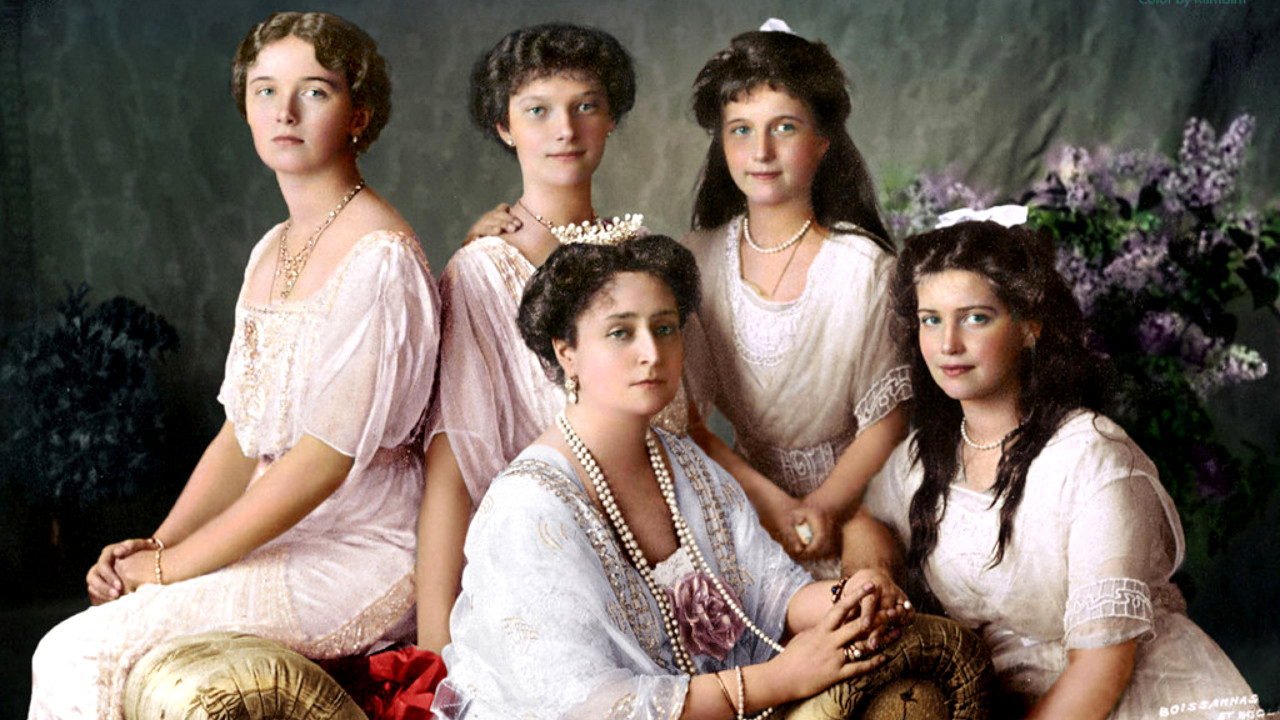 Em imagens: A família Imperial russa em cores