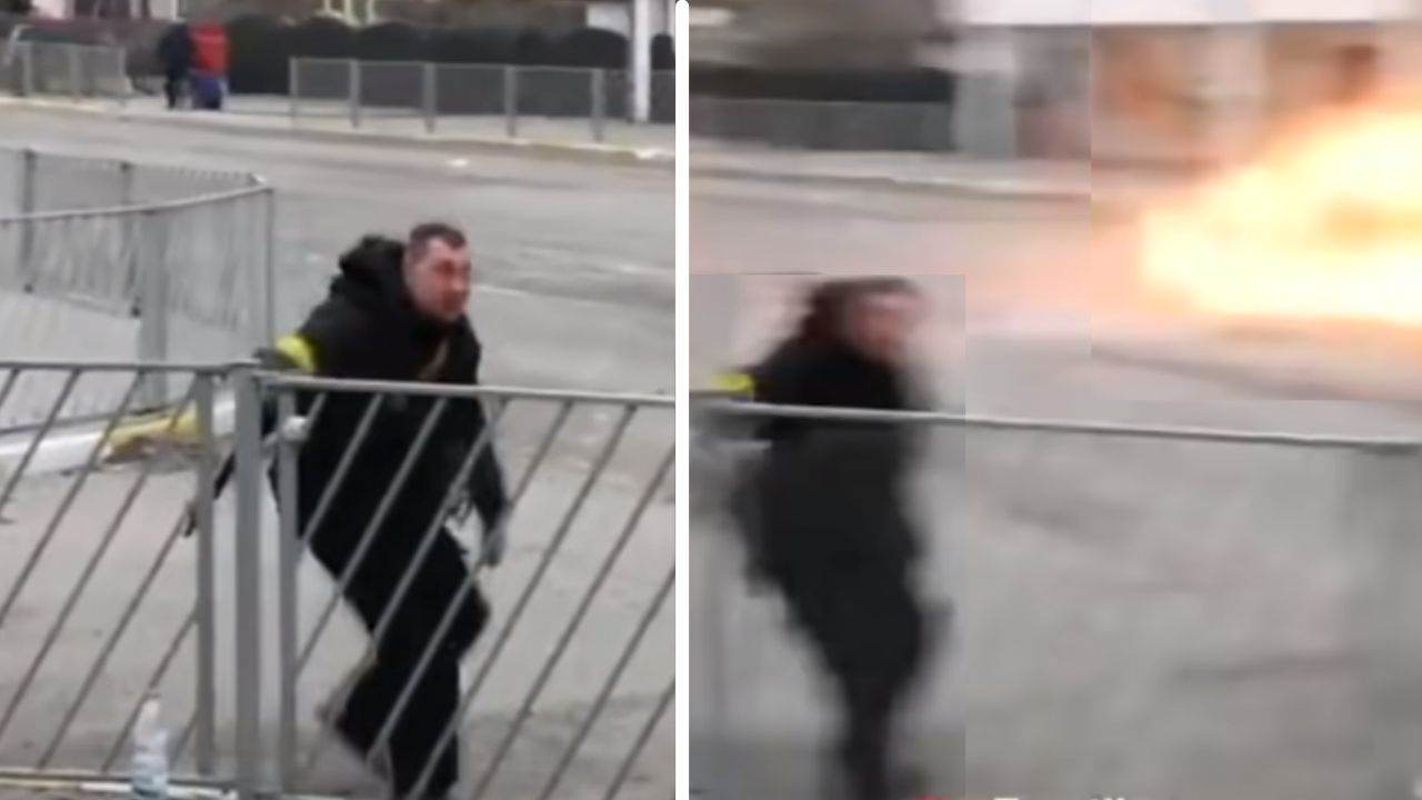 Vídeo registra momento exato da queda de míssil que matou família na Ucrânia