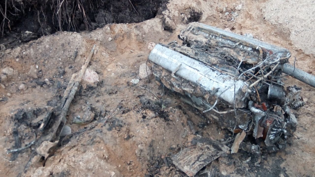 Obra revela impressionantes destroços de avião soviético abatido na Segunda Guerra