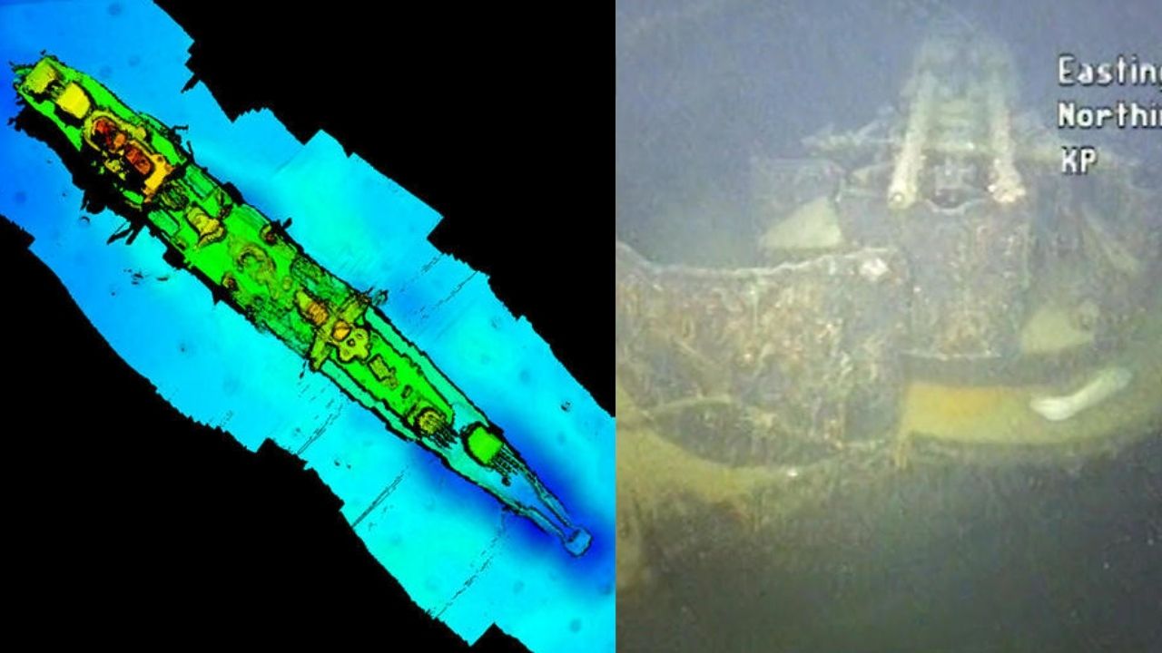 Navio alemão da Segunda Guerra Mundial é descoberto no fundo do mar na Noruega