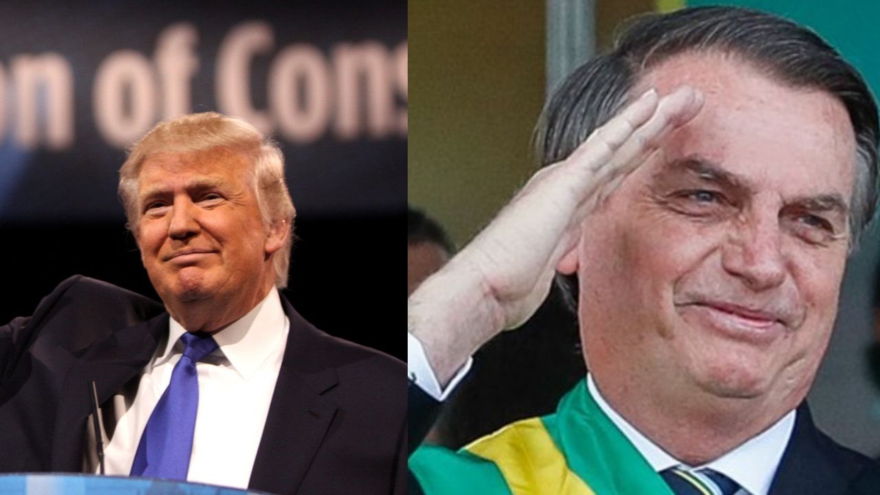Trump elogia Bolsonaro e afirma que o Brasil foi “duramente atingido” pelo novo coronavírus