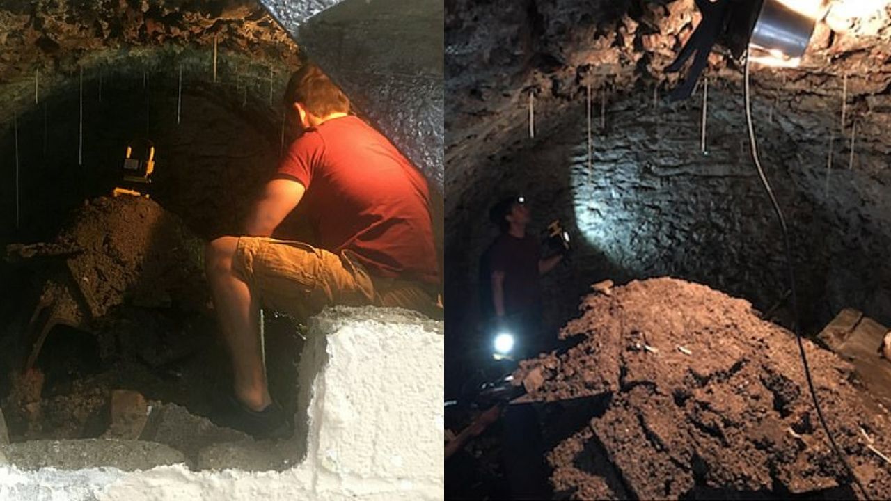 Homem descobre túnel do tempo de 120 anos enquanto reformava a casa na Inglaterra