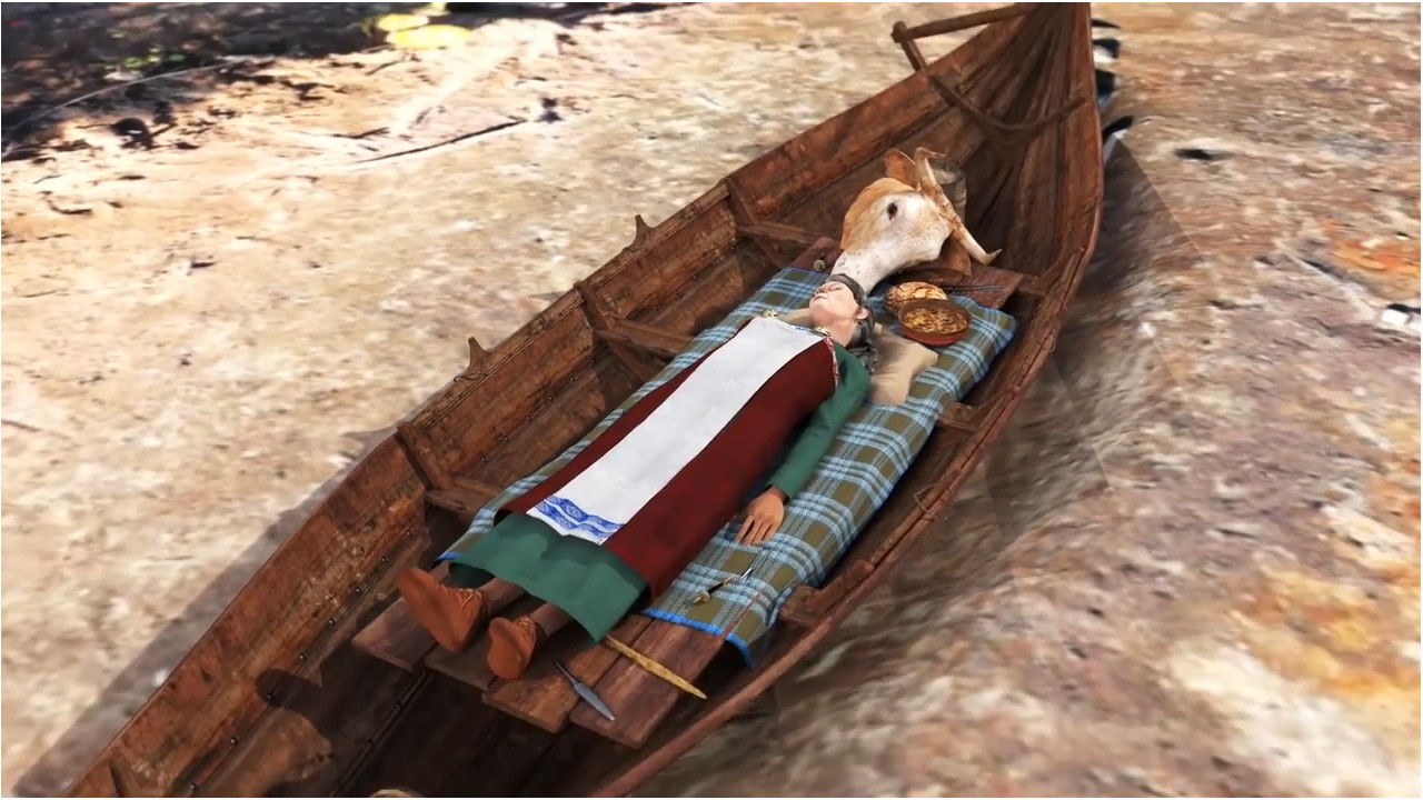 Arqueólogos descobrem enterro viking duplo bizarro