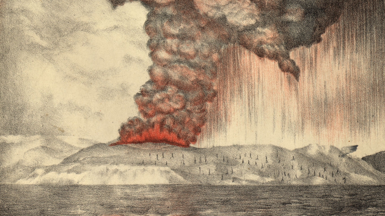 Mais destrutivo que o Monte Vesúvio: como foi a erupção do vulcão Krakatoa em 1883?