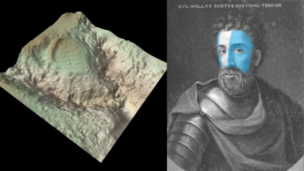 Levantamento arqueológico reproduz forte construído pelo cavaleiro William Wallace